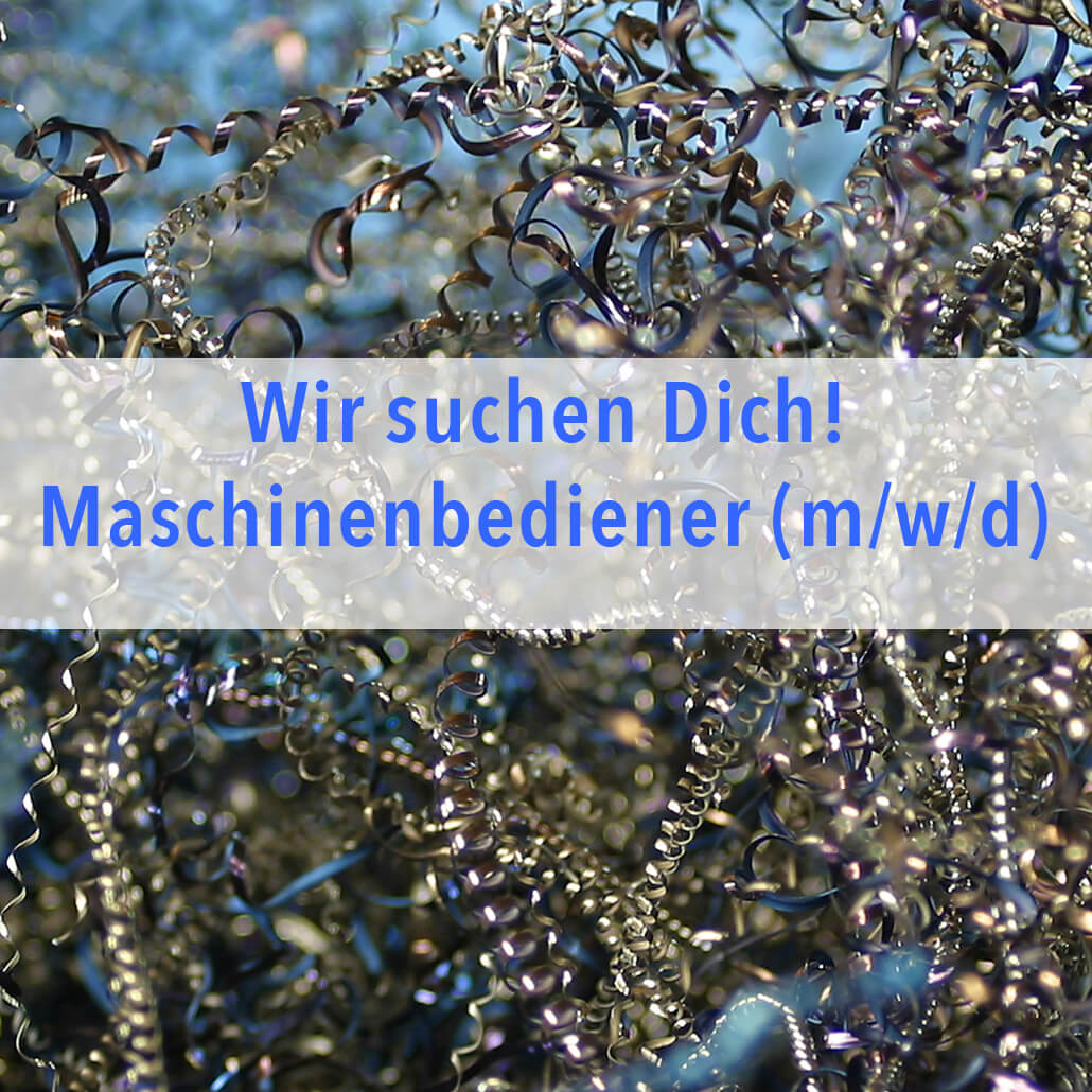 EZM Profilbearbeitung Maschinenbediener Stellenanzeige m/w/d